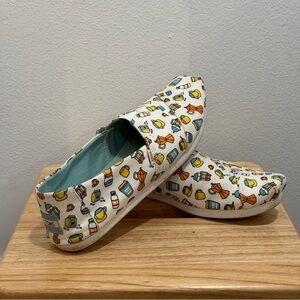 I like you a latte - Toms Slip-ons - Used but still in great condition!